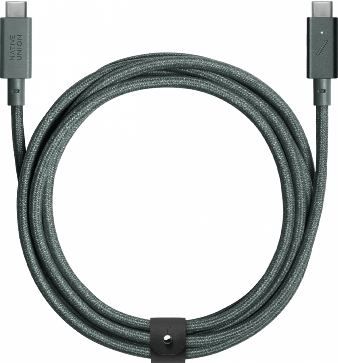 Кабель USB-C to USB-C  Native Union Belt Cable Pro 240W Slate Green (2.4 m)